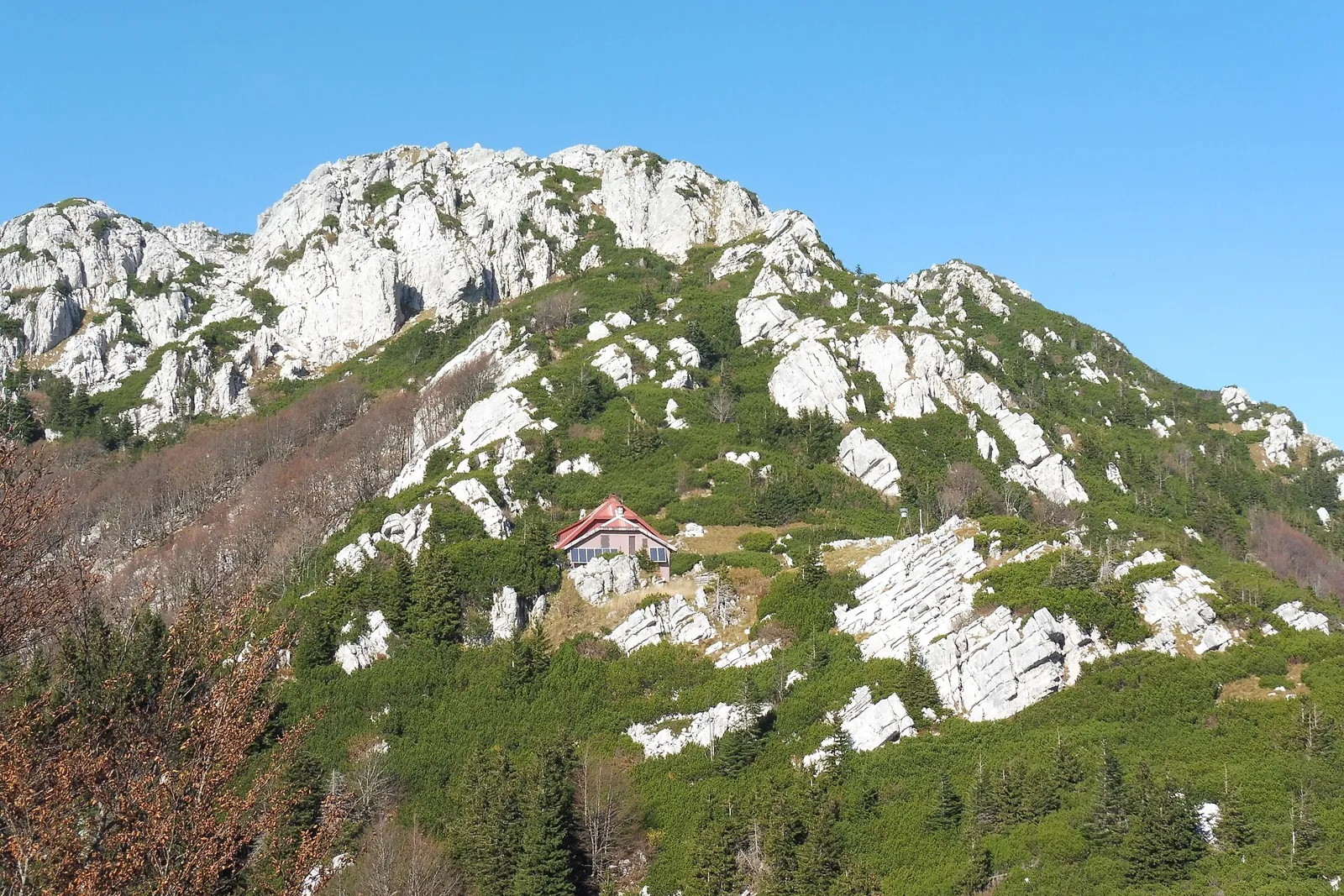 Bergslandskap vid Risnjak