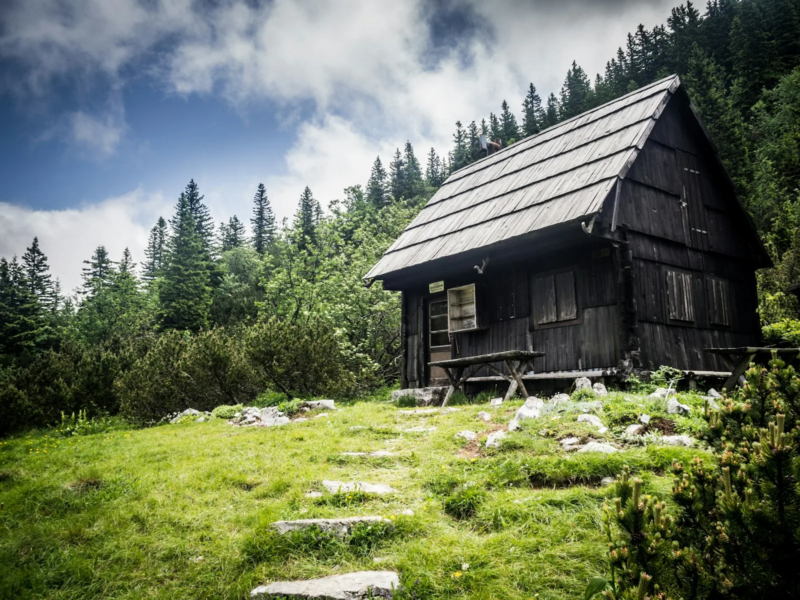 Landskap vid Zavižan i Velebit