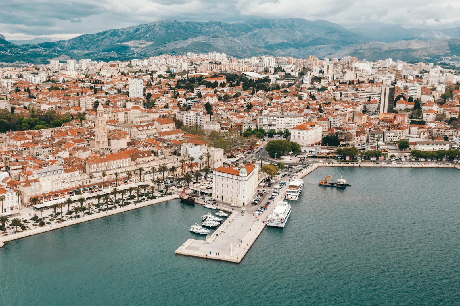 Split vid Adriatiska havet