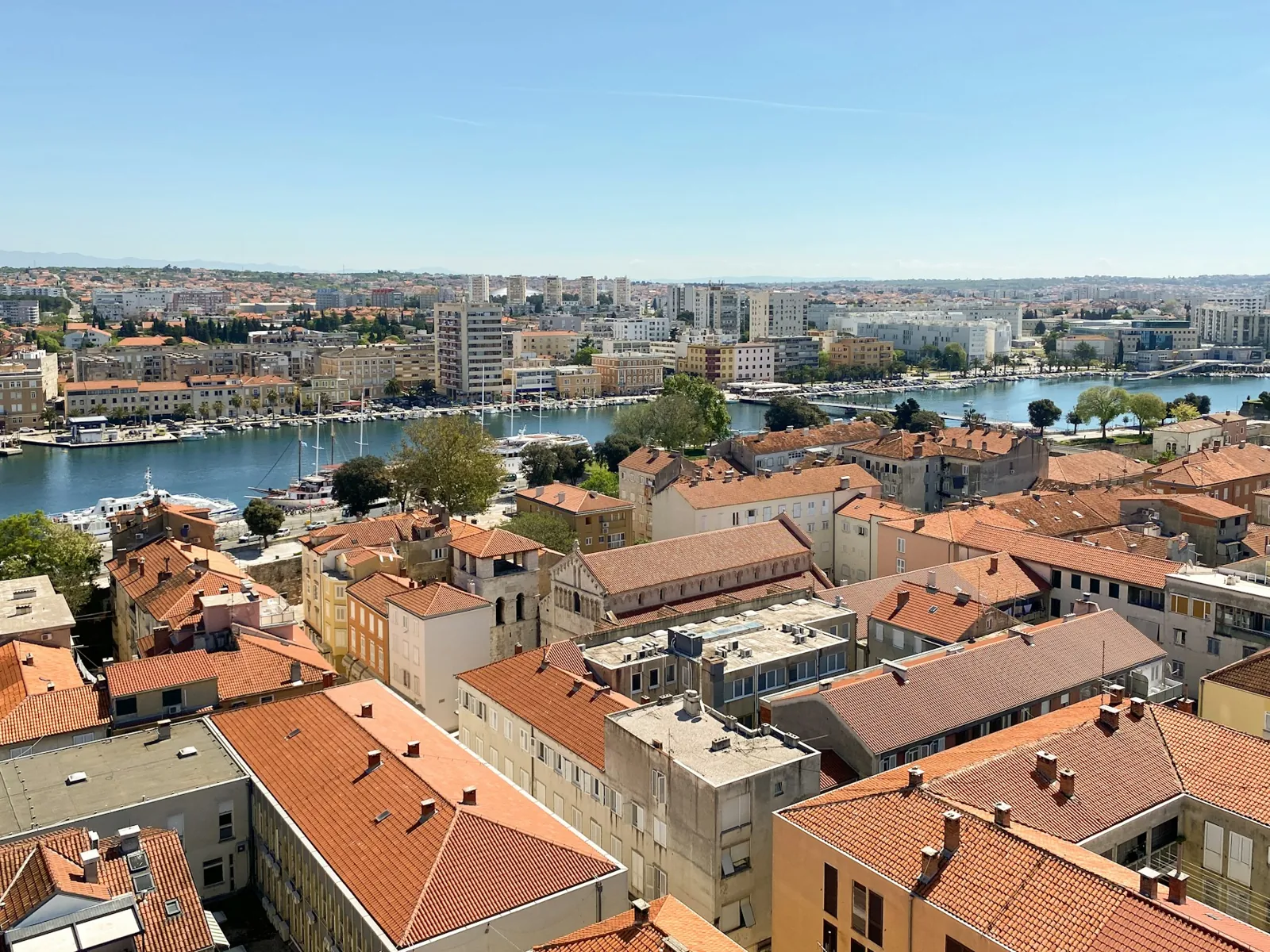 Utsikt över Zadar